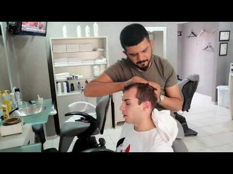 Asmr Turkish Barber Massage ( for sleep) Hair Washing and massages