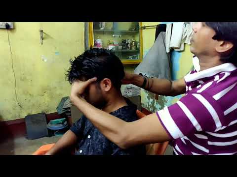 Powerful technique of indian ASMR head and body massage with neck cracking
