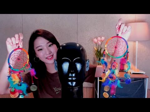 [LIVE] 덤희와 함께하는 10가지 ASMR 소리들| 10 ASMR sounds with dummy head