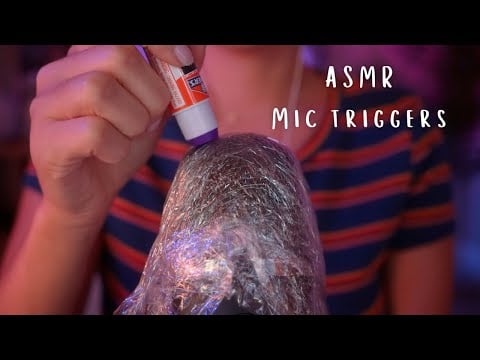 ASMR Triggers On The Mic 🎤 No Talking, Just Tingles