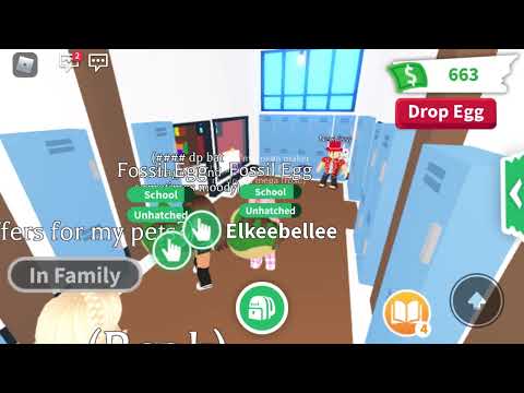 Fast mouth sounds||hatching fossil egg￼ in Roblox adopt me!✨