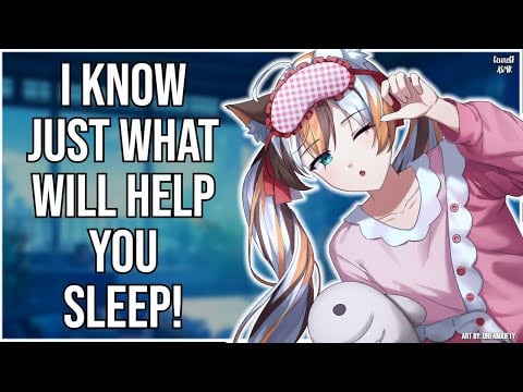 3DIO ASMR | Sleepy Catgirl Shares her Bedtime Routine 🛏️💤| Head Scratches, Purring & Soft Breathing