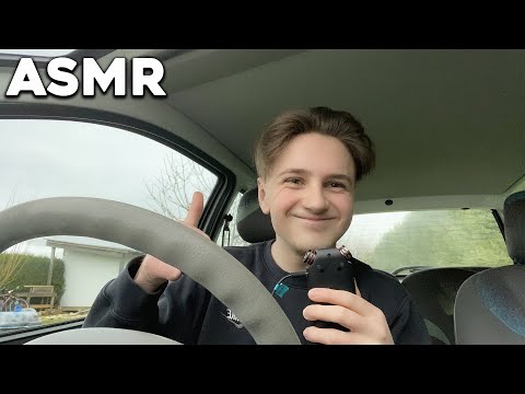 ASMR DANS MA VOITURE (+ bruit de pluie a la fin)