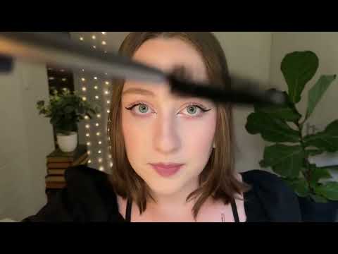 *one minute asmr* doing your brows & lashes