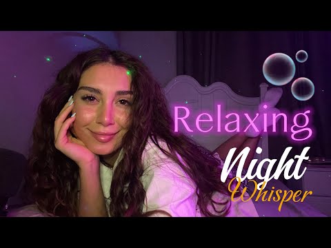 Relaxing late night whisper ASMR | زمزمه آرامبخش آخر شب 😴🌙