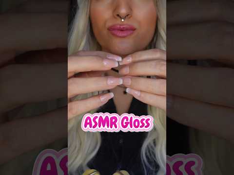 Bubbles in your ears 🫧👂🏻#lipgloss #gloss #asmrvideos #shorts #asmrnia