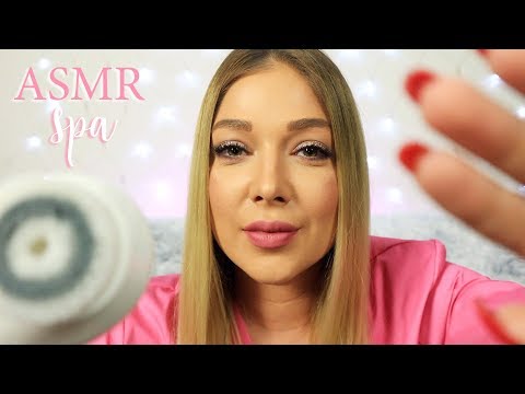 [ASMR] RELAXING SPA FACIAL (Relaxing Spa Music, Realistic Spa Roleplay)