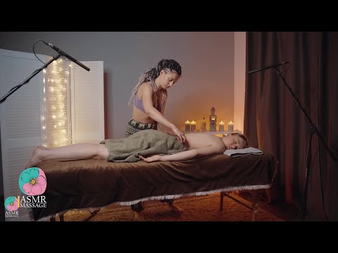 Fluffy ASMR Massage on the Table by Anna