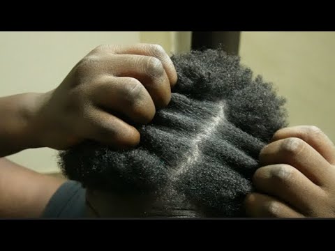 ASMR Hair Pulling, Scalp Scratching & Hair Oiling
