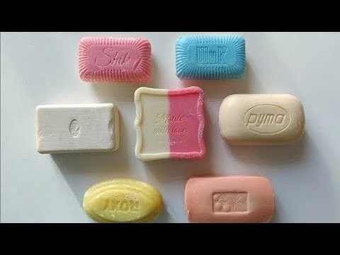 Dry Soap carving ASMR\ relaxing sounds\ No talking. Satisfying ASMR video\ Cutting soap