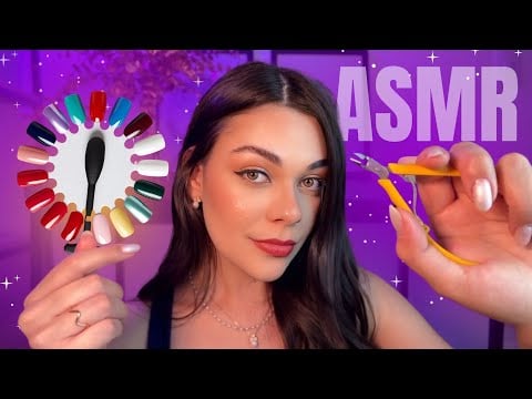 ASMR: Manicure Faz Suas Unhas Até Você Dormir 💅😴