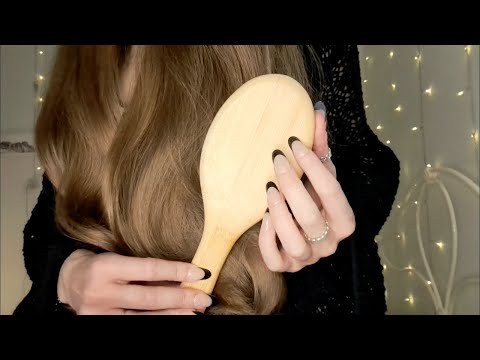 ASMR | Brushing My Really Long Hair with Hair Play | 3 Different Brushes