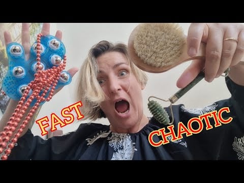 FAST & AGGRESSIVE Scalp Massage 💆‍♂️✨ EXTREME Tingles, Face Massage #asmr #relax #lofi