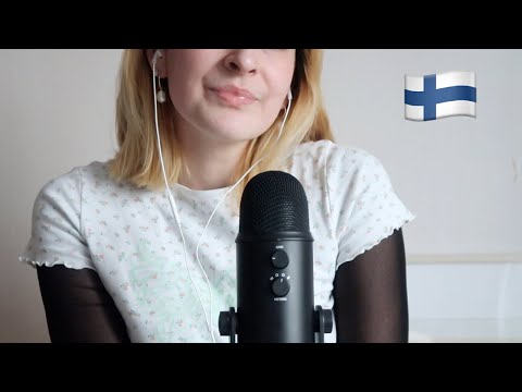 ASMR SUOMI // LAUKAISEVIA SANOJA SUOMEKSI (Finnish Trigger Words)
