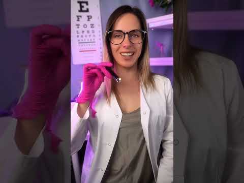 ASMR Doctor Roleplay 👁 Eye Test + Cranial Nerve Exam (Sleep Guaranteed) #fyp  #viral #relax #asmr
