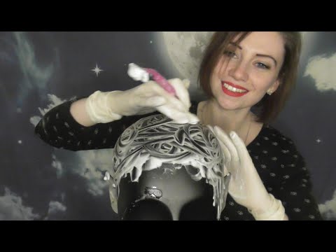 ASMR - 30 mins| Shaving My Binaural head《so TINGLY》