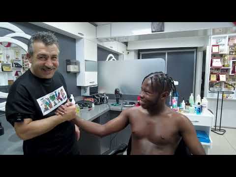 Asmr Relaxing Back,Chest and Scalp Massage on the Turkısh Barber Chaır