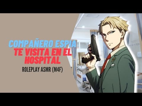 Compañero espía te visita en el hospital 😖🏣 (Herida)(Confesión) ASMR Roleplay Español (M4F)