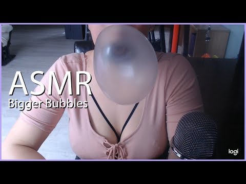 ASMR Big Big Bubble Blowing No Talking