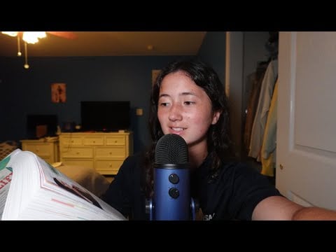 ASMR- Reading The Bible (Mark) + Triggers