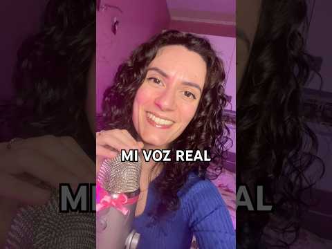 ASÍ SUENA MI VOZ SIN SUSURRAR 🥰 #asmr #asmrespañol #shorts