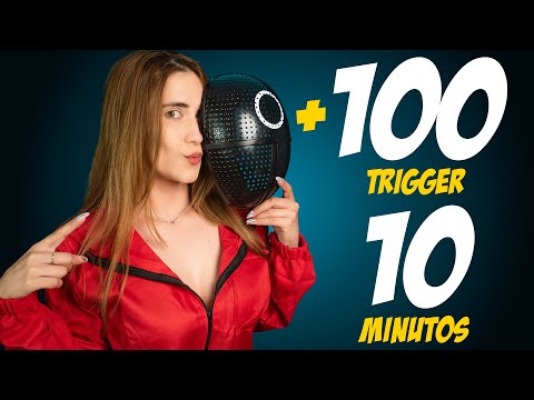 ASMR +100 TRIGGERS en 10 MINUTOS para DORMIR YA MISMO! (No talking) | ASMR Español | Asmr with Sasha