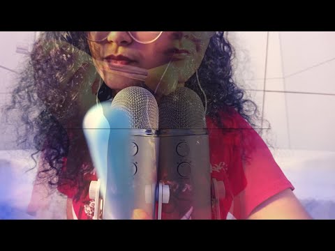 ASMR EM CAMADAS/Pincel,conta gotas,escova,líquido, scratching..