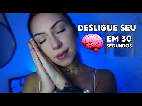 ASMR DESLIGUE SEU CÉREBRO EM 30 SEGUNDOS (técnica de Acupressão)