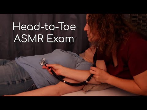 Gentle-Voiced Doctor Performs ASMR Head to Toe Exam (realistic roleplay)