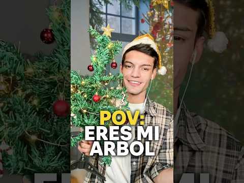 POV: ERES MI ÁRBOL DE NAVIDAD (SALE MAL) #asmr #shorts #asmrsounds #comedia #navidad