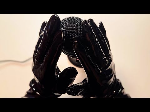 Black Patent Leather Gloves ASMR | No Talking, Deep Tingles