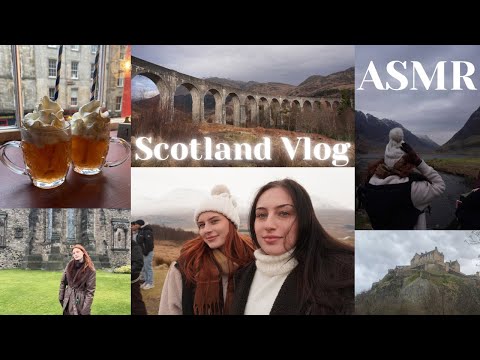 ASMR Scotland Vlog 🏴󠁧󠁢󠁳󠁣󠁴󠁿⚡️Close Whispers and Fluffy Mic Brushing with some Mouth Sounds