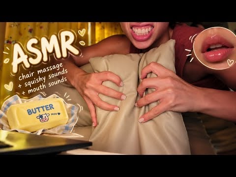 The Most INTENSE 3 Minutes of ASMR 🤤 | Squishy + Mouth Sounds + Massage (No Talking)