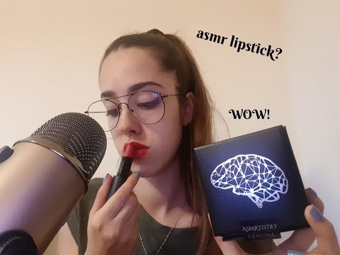 ASMR| ASMRTISTRY One Lipstick! -ITA