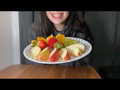 FRUIT PLATTER *CRUNCHY AND JUICY SOUNDS* 🍓🍎🍊🍇
