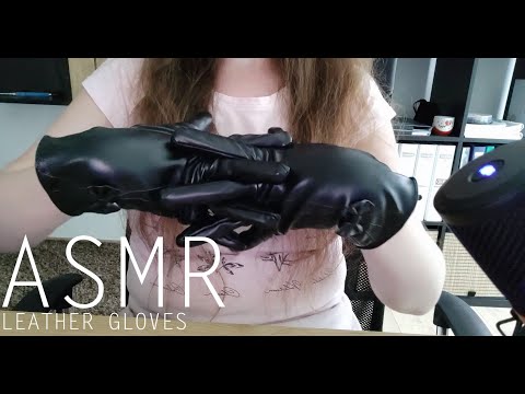 ASMR Leather gloves | Scratching |