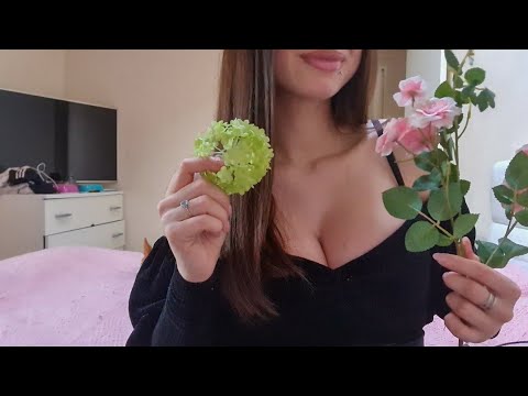 ASMR | Relax  con il suono dei fiori finti 🌺