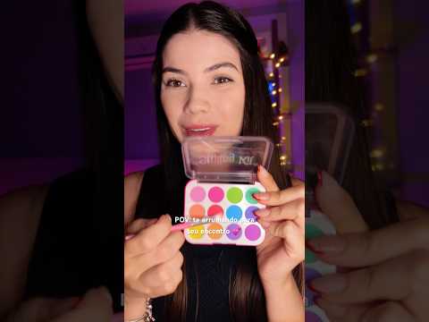 POV: te arrumando para seu encontro💕 #asmr #asmrmaquiagem #makeup #POV #asmrpov