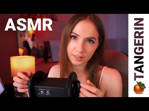 ASMR Soft Purring, Mic Tapping & Gentle Spit Painting | Tangerin