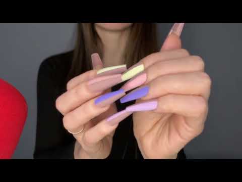 [ASMR] Long Nails Tapping & Scratching