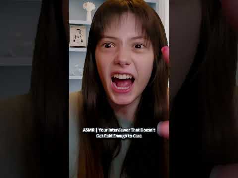 ASMR | Your Interviewer That Doesn't Get Paid Enough to Care ─♡─ #asmr #asmrroleplay #comedyasmr