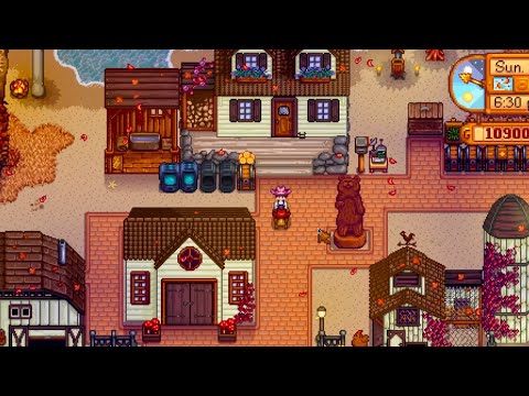 ASMR Stardew Valley Farm Tour (soft-spoken, fall edition, mods)