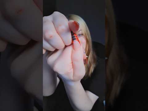 #asmr removing this week's nails (you can see some were already loose, worst feeling while filming)