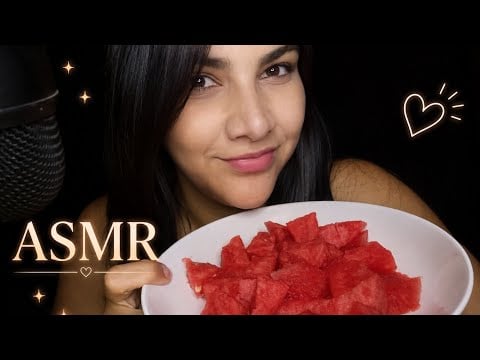 ASMR comiendo sandía/patilla 🍉 + charla sobre terremotos en Venezuela