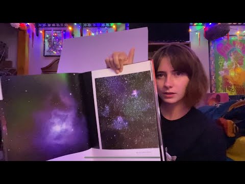 flipping through a book about space | ASMR | ~lofi~