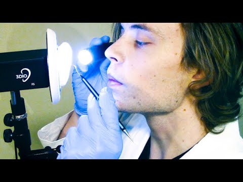 ASMR Ear Cleaning Exam and Up Close Whispering 3Dio (Doctor Roleplay male)