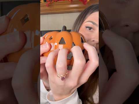 ASMR Pumpkin Tapping 🎃 #asmr #tinglessensation #asmrtriggers #asmrvideo #asmrshorts #asmrtapping