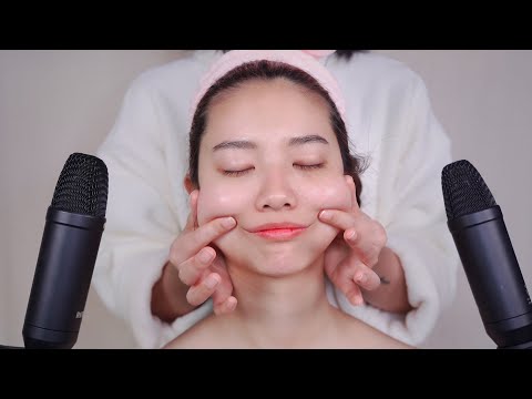 ASMR 찰진 얼굴 마사지(어깨, 두피 마사지) [NO TALKING MASSAGE] 꿀꿀선아,suna asmr,音フェチ