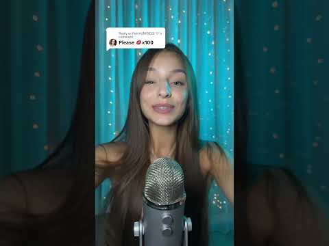 Kisses 💋 💋 #tingles #asmr #triggersforsleep #relax