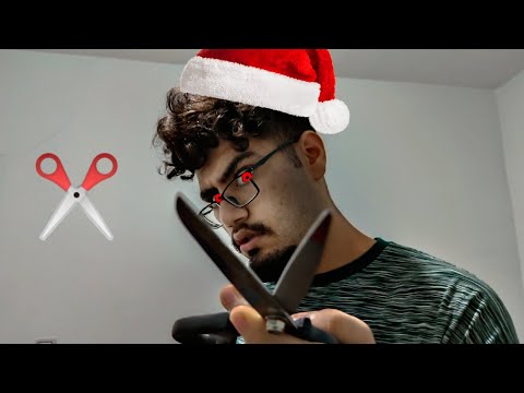 ASMR Haircut 💈🎅